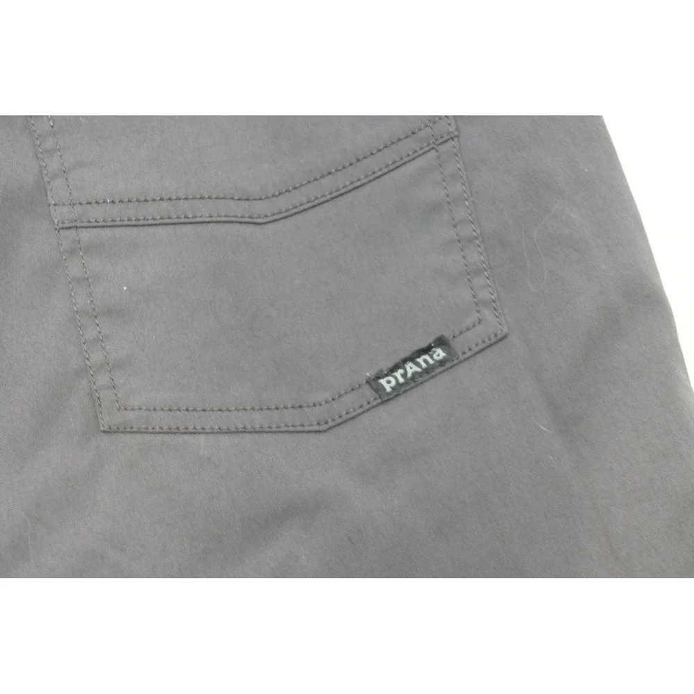 Prana Zion Slim Fit Pants Mens 36x32 Gray Stretch Nylon Hiking Outdoor Excellent